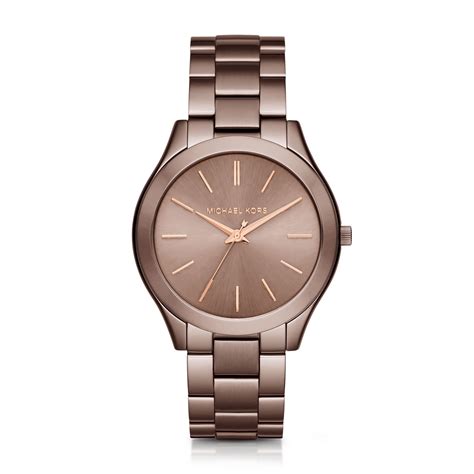 michael kors slim runway sable tone watch|Michael Kors runway watch.